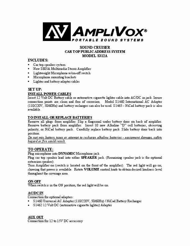 AmpliVox Car Speaker S312A-page_pdf